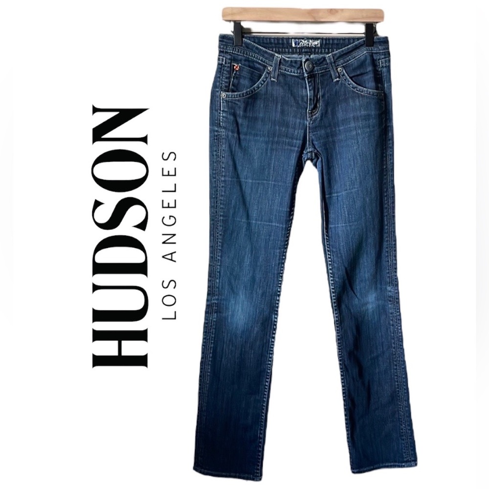 Hudson Jeans Straight Leg Size 28 Color ETE Medium Wash